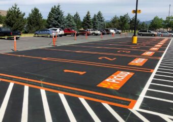 Parking Lot Line Striping / Marking